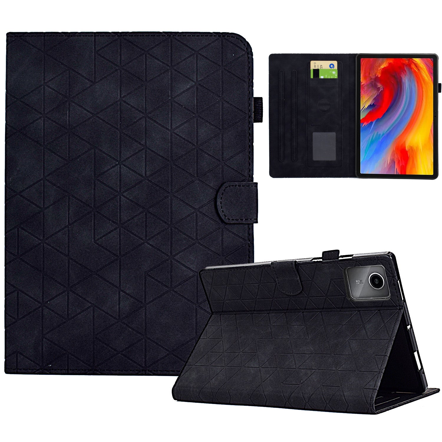A8 For Lenovo Tab M11 / Xiaoxin Pad 11 2024 Case Stand Rhombus Auto Wake / Sleep Tablet Cover A8 For Lenovo Tab M11 / Xiaoxin Pad 11 2024 Case Stand Rhombus Auto Wake / Sleep Tablet Cover